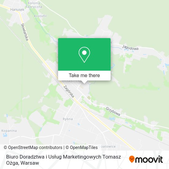 Biuro Doradztwa i Usług Marketingowych Tomasz Ożga map