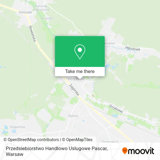 Карта Przedsiebiorstwo Handlowo Uslugowe Pascar