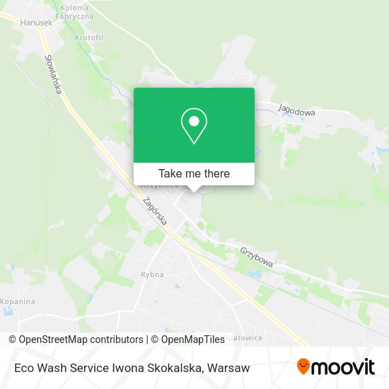 Eco Wash Service Iwona Skokalska map