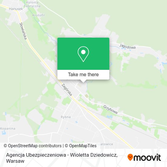 Agencja Ubezpieczeniowa - Wioletta Dziedowicz map