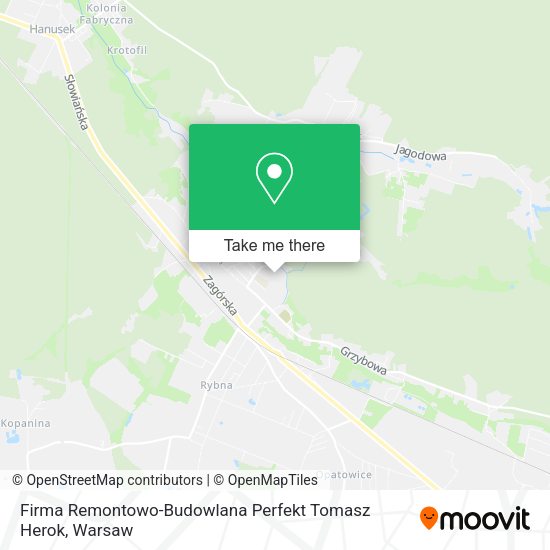 Firma Remontowo-Budowlana Perfekt Tomasz Herok map