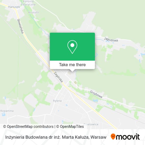 Inżynieria Budowlana dr inż. Marta Kałuża map