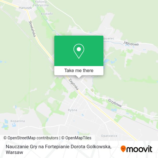 Nauczanie Gry na Fortepianie Dorota Golkowska map