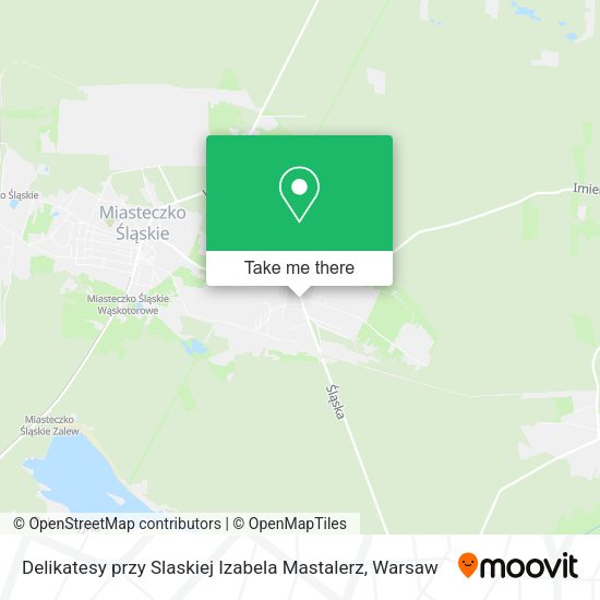 Delikatesy przy Slaskiej Izabela Mastalerz map