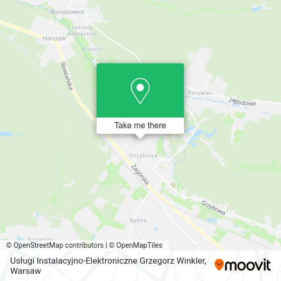 Usługi Instalacyjno-Elektroniczne Grzegorz Winkler map