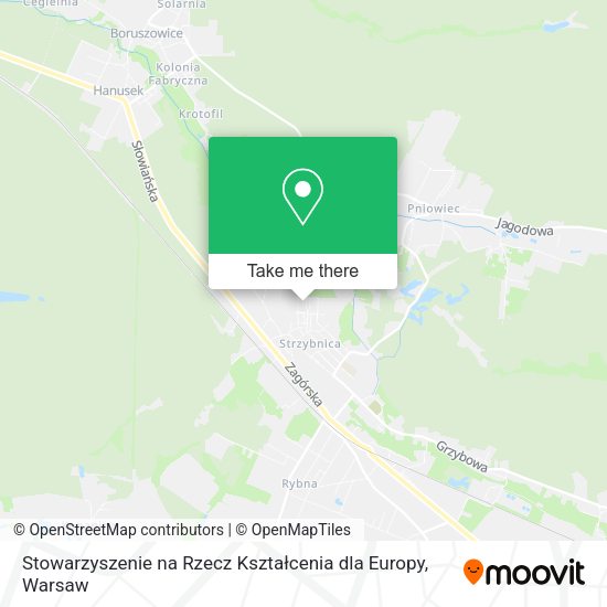 Stowarzyszenie na Rzecz Kształcenia dla Europy map