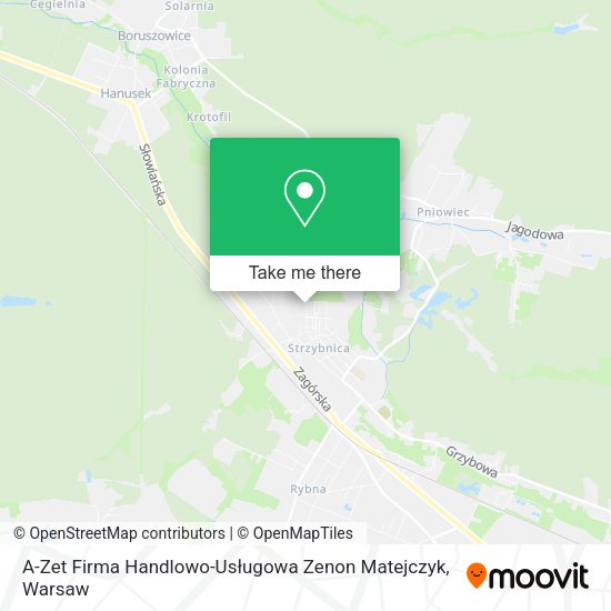 A-Zet Firma Handlowo-Usługowa Zenon Matejczyk map