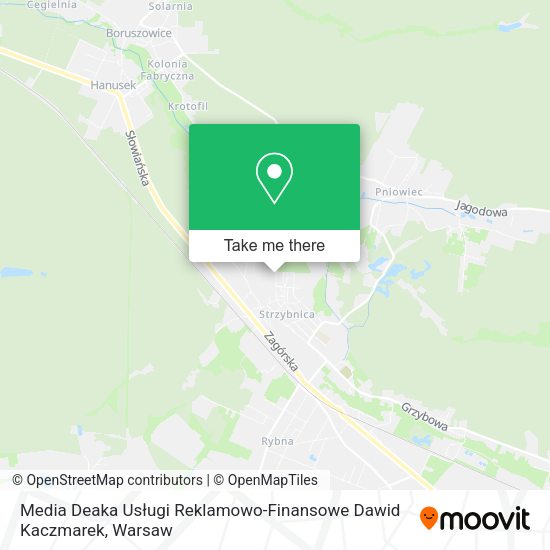 Media Deaka Usługi Reklamowo-Finansowe Dawid Kaczmarek map