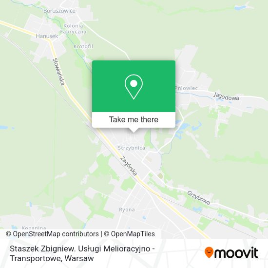 Staszek Zbigniew. Usługi Melioracyjno - Transportowe map