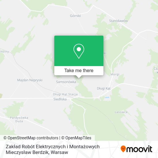 Zakład Robót Elektrycznych i Montażowych Mieczysław Berdzik map