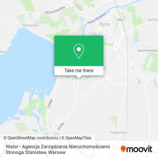Карта Walor - Agencja Zarządzania Nieruchomościami Stonoga Stanisław