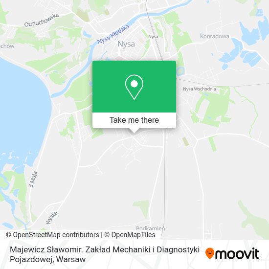 Majewicz Sławomir. Zakład Mechaniki i Diagnostyki Pojazdowej map