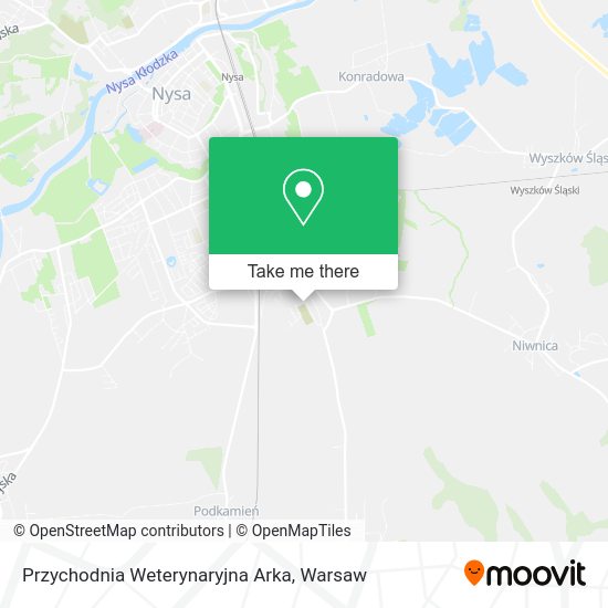 Przychodnia Weterynaryjna Arka map