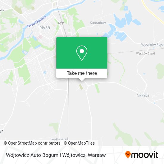 Wójtowicz Auto Bogumił Wójtowicz map