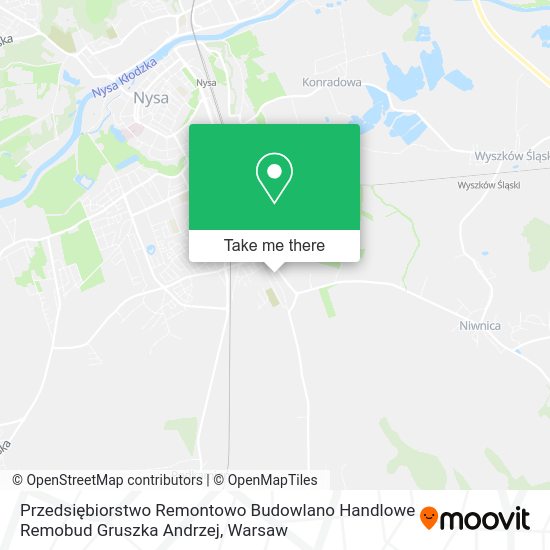 Przedsiębiorstwo Remontowo Budowlano Handlowe Remobud Gruszka Andrzej map