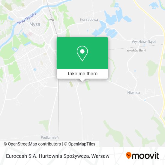 Eurocash S.A. Hurtownia Spożywcza map