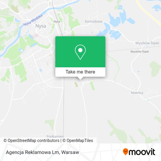 Agencja Reklamowa Lm map