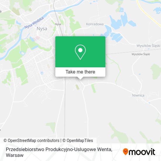 Przedsiebiorstwo Produkcyjno-Uslugowe Wenta map