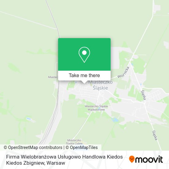 Firma Wielobranżowa Usługowo Handlowa Kiedos Kiedos Zbigniew map