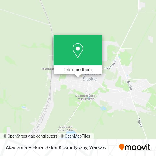 Akademia Piękna. Salon Kosmetyczny map