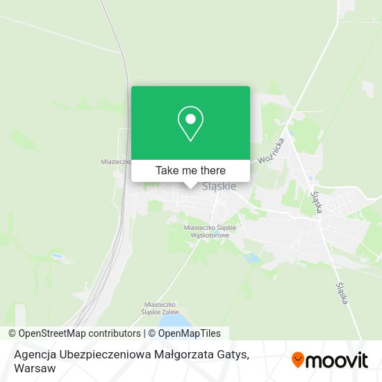 Agencja Ubezpieczeniowa Małgorzata Gatys map