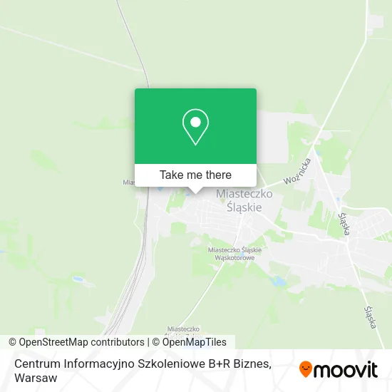 Карта Centrum Informacyjno Szkoleniowe B+R Biznes