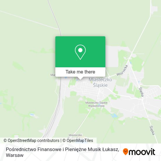 Pośrednictwo Finansowe i Pieniężne Musik Łukasz map