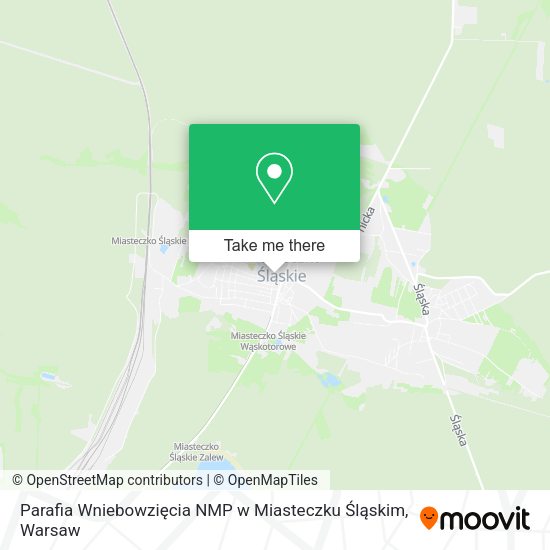 Карта Parafia Wniebowzięcia NMP w Miasteczku Śląskim