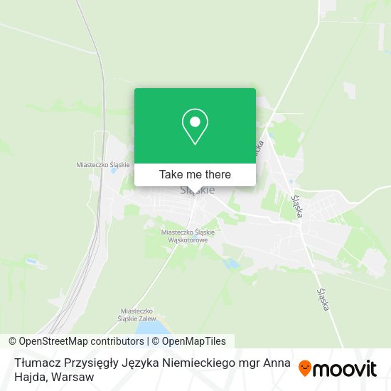 Tłumacz Przysięgły Języka Niemieckiego mgr Anna Hajda map