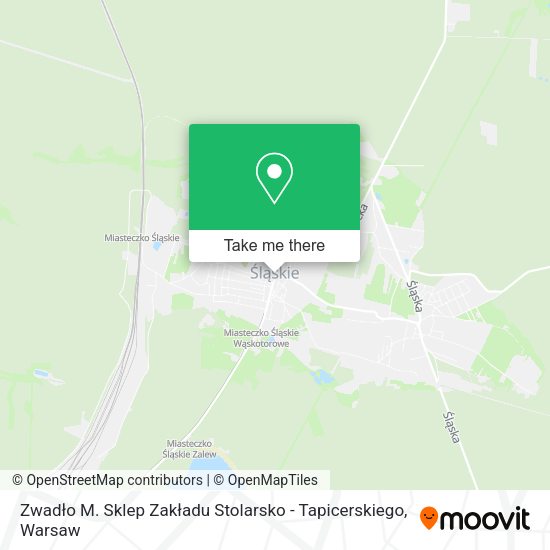 Zwadło M. Sklep Zakładu Stolarsko - Tapicerskiego map