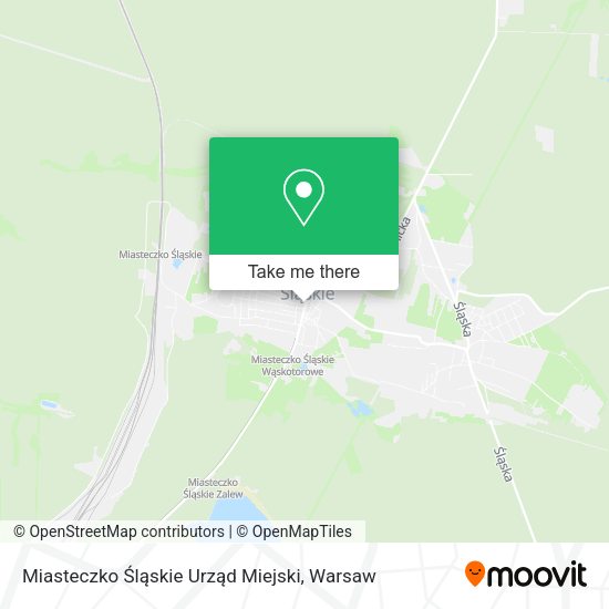 Miasteczko Śląskie Urząd Miejski map