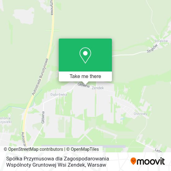 Spółka Przymusowa dla Zagospodarowania Wspólnoty Gruntowej Wsi Zendek map