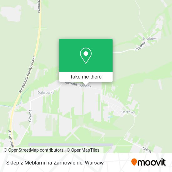 Sklep z Meblami na Zamówienie map