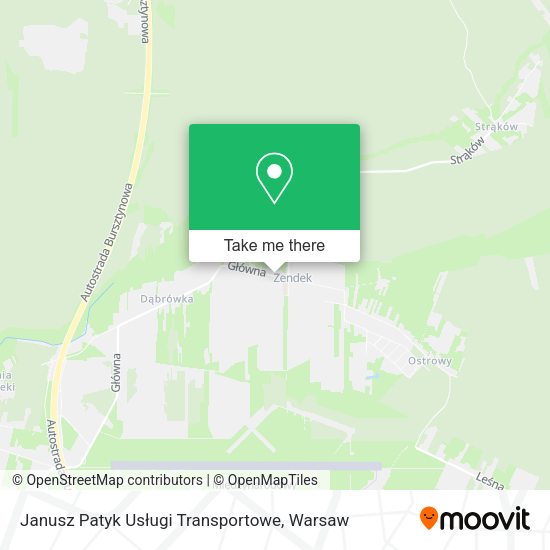 Janusz Patyk Usługi Transportowe map