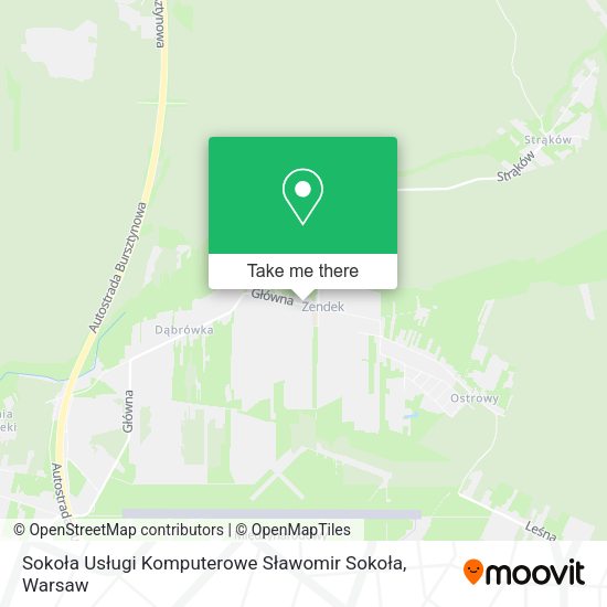 Sokoła Usługi Komputerowe Sławomir Sokoła map