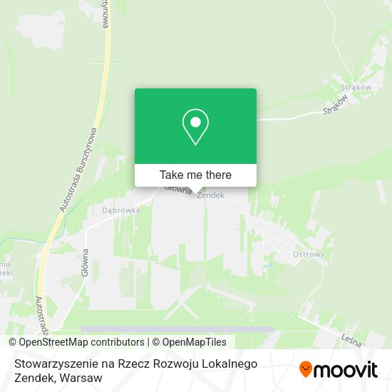 Stowarzyszenie na Rzecz Rozwoju Lokalnego Zendek map