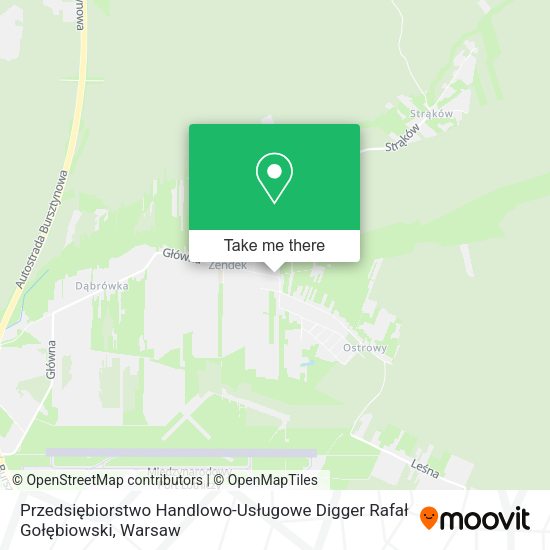 Przedsiębiorstwo Handlowo-Usługowe Digger Rafał Gołębiowski map