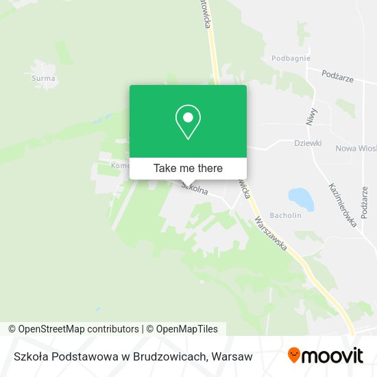 Szkoła Podstawowa w Brudzowicach map