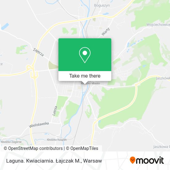 Laguna. Kwiaciarnia. Łajczak M. map