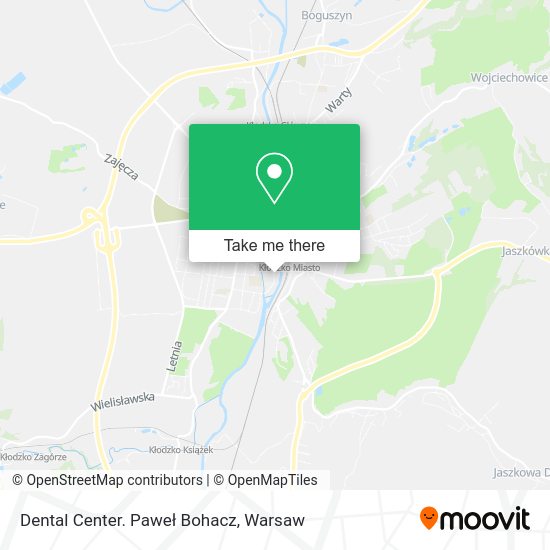 Dental Center. Paweł Bohacz map