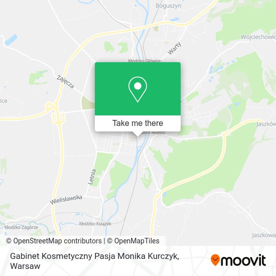 Gabinet Kosmetyczny Pasja Monika Kurczyk map