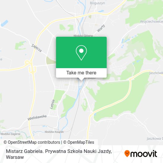 Mistarz Gabriela. Prywatna Szkoła Nauki Jazdy map