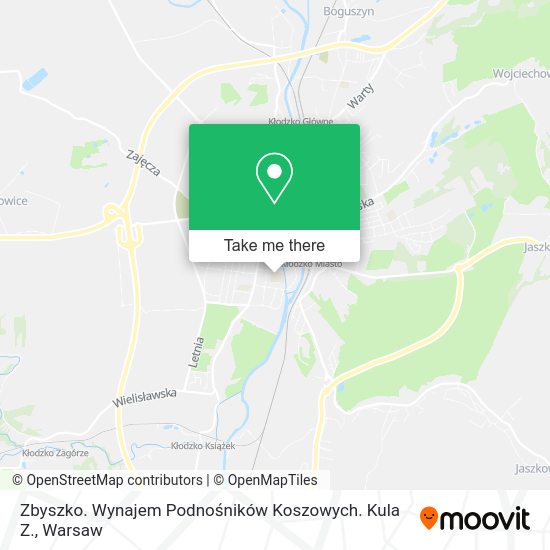 Zbyszko. Wynajem Podnośników Koszowych. Kula Z. map