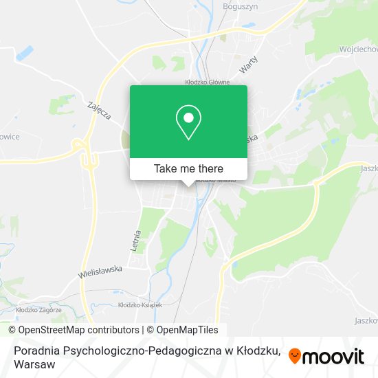 Poradnia Psychologiczno-Pedagogiczna w Kłodzku map