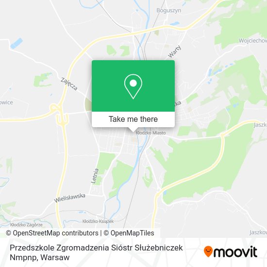 Przedszkole Zgromadzenia Sióstr Służebniczek Nmpnp map