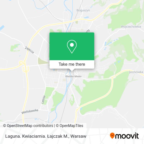 Laguna. Kwiaciarnia. Łajczak M. map