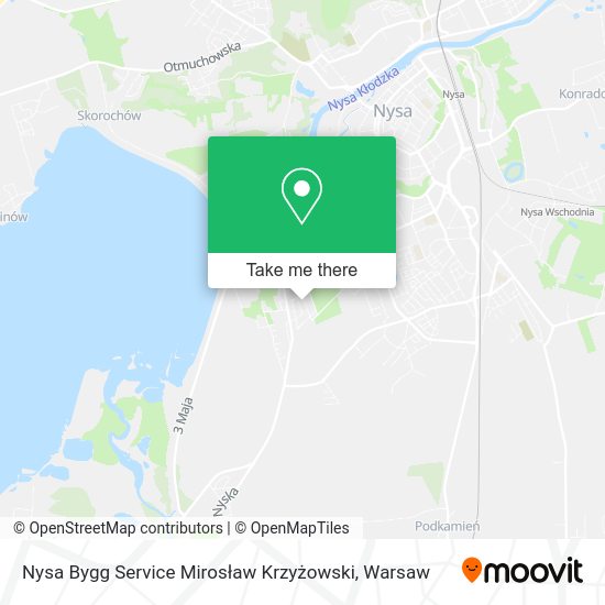 Nysa Bygg Service Mirosław Krzyżowski map