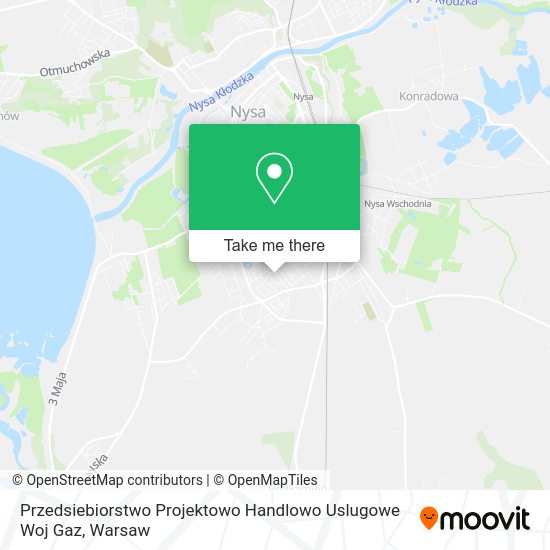 Przedsiebiorstwo Projektowo Handlowo Uslugowe Woj Gaz map