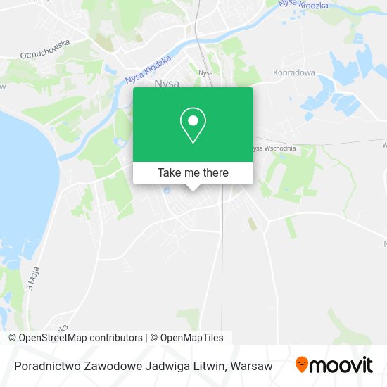 Poradnictwo Zawodowe Jadwiga Litwin map