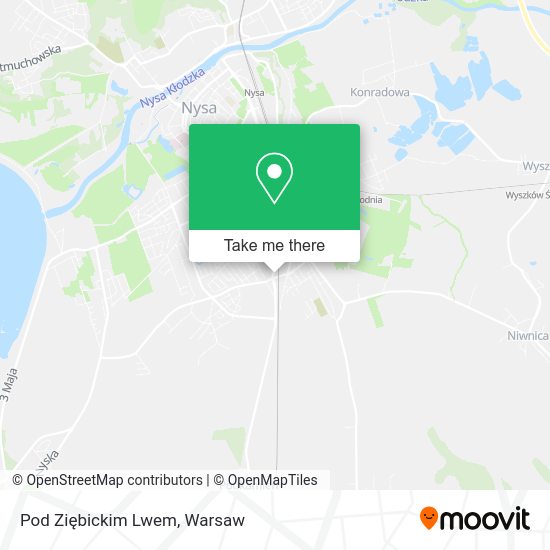 Pod Ziębickim Lwem map